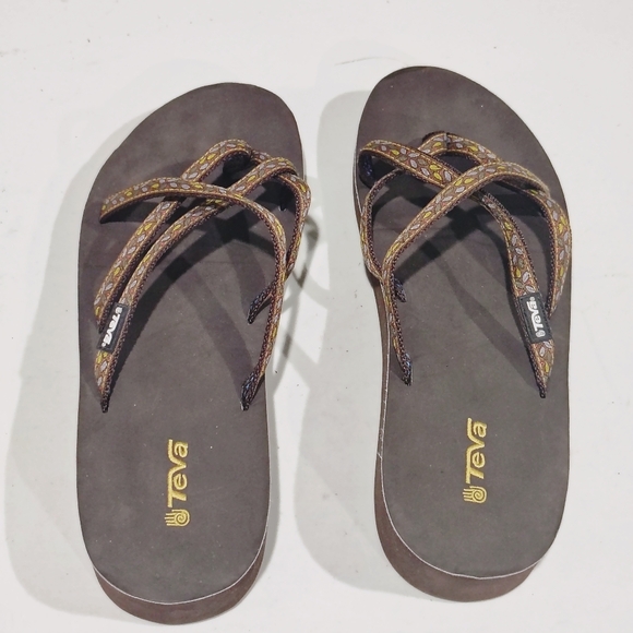 Teva Women's Brown Sandals Size 10 - Picture 4 of 12